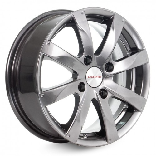Диск 6x15 4x114.3 ET43 D67.1 Rapid Джемини_оригинал дарк_платинум