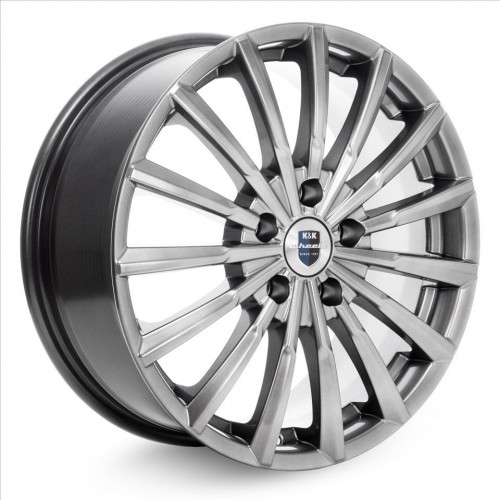 Диск 7x17 5x114,3 ET39 D60.1 КиК Акцент-оригинал (КС562) Дарк платинум