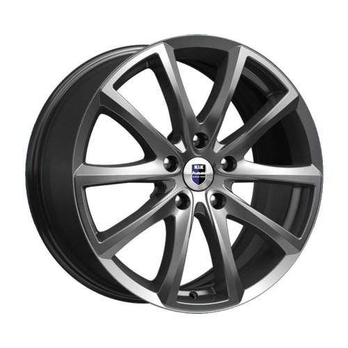 Диск 8.5x18 5x114,3 ET45 D64.1 КиК Сансара (КС470) Дарк платинум