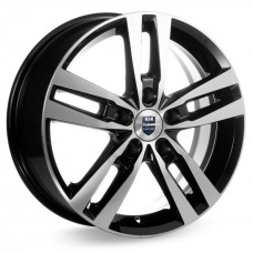 Диск 6.5x16 5x114,3 ET38 D67.1 КиК Rassvet (КС868) Алмаз черный SK