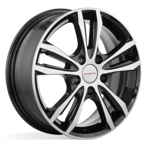 Диск 6x16 4x108 ET47,5 D63.35 КиК Samara (КС866) Алмаз черный SK