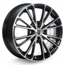 Диск 6x16 4x100 ET50 D60.1 КиК Меандр-оригинал (КС879) Алмаз черный SK