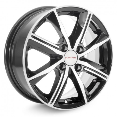 Диск 6x15 4x98 ET35 D58.5 КиК Арнар алмаз_черный_sk