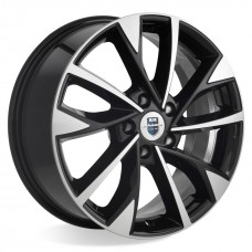 Диск 7x17 5x114,3 ET45 D60.1 КиК Роквуд (КС900) Алмаз черный