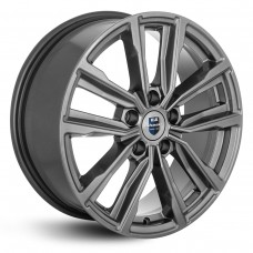 Диск 7.5x17 5x112 ET40 D57.1 КиК Лацио (КС964) Дарк платинум