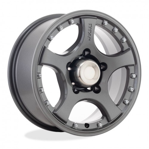 Диск 7.0x16 5x139.70 ET20 D109.70 Скад Титан Черный матовый