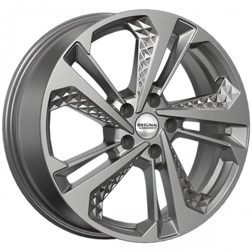 Диск 7.0x18 5x114.30 ET53 D54.10 Скад KL-1069 Графитовый Диск 7.0x18 5x114.30 ET53 D54.10 Скад KL-1069 Графитовый