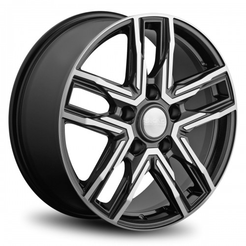 Диск 8.5x20 5x150 ET55 D110.1 СКАД Техас Алмаз Графит