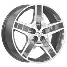Диск 8.5x20 5x114,3 ET47 D67.1 КиК Premium КР008 Diamond gloss graphite