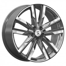 Диск 8.0x20 5x114.30 ET40 D67.10 Premium Series КР014 RAV4 Графитовый глянцевый с полированной лицевой поверхностью