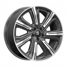 Диск 8.5x20 5x108 ET45 D63.35 КиК Premium Kleemann (КР1067) Diamond Black Gris