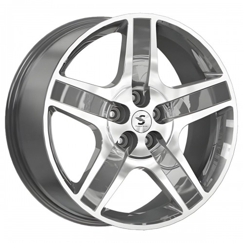 Диск 8.5x20 5x120 ET45.5 D62.6 СКАДPremiumSeries KP008 diamond_gloss_graphite