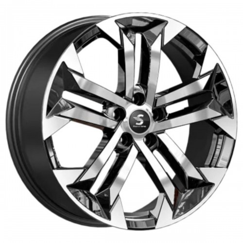 Диск 7.5x19 5x108 ET47 D60.1 СКАДPremiumSeries KP015 diamond_gloss_graphite