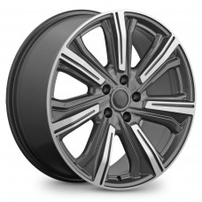 Диск 8.5x20 5x1200 ET42 D66.10 Premium Series КР1067 Kleemann Графитовый глянцевый с полированной лицевой поверхностью