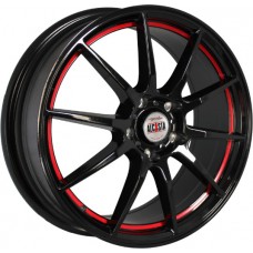 Диск 8x18 5x112 ET39 D66.6 ALCASTA M23 bkrsi