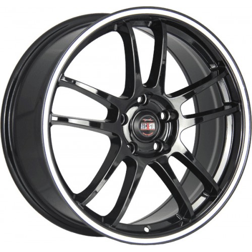 Диск 7x17 5x112 ET43 D57.1 ALCASTA M30 bkws