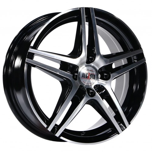 Диск 6x15 5x100 ET38 D57.1 ALCASTA M54 bkf