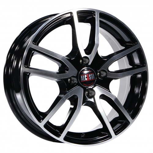 Диск 6.5x16 5x100 ET35 D57.1 ALCASTA M57 bkf