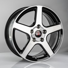 Диск 6.5x16 5x112 ET45 D57.1 ALCASTA_Россия M62 bkf