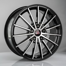 Диск 7x17 5x112 ET43 D57.1 ALCASTA_Россия M60 bkf