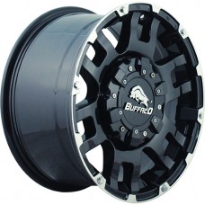 Диск 9x20 6x139.7 ET18 D106.3 BUFFALO BW-004 gloss-black-machined-face