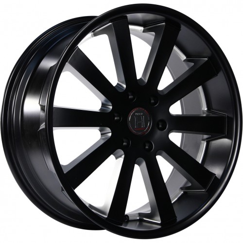 Диск 9.5x22 6x139.7 ET25 D106.3 HARP Y-10 satin-black__precision-milling