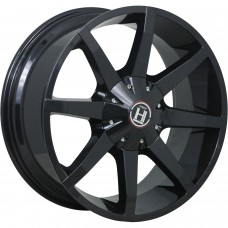Диск 8.5x20 6x139.7 ET10 D106.3 HARP Y-651 gloss-black-w__clear-coat