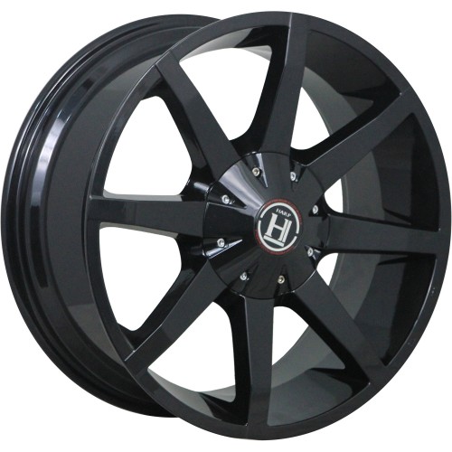 Диск 8.5x20 6x139.7 ET10 D106.3 HARP Y-651 gloss-black-w__clear-coat