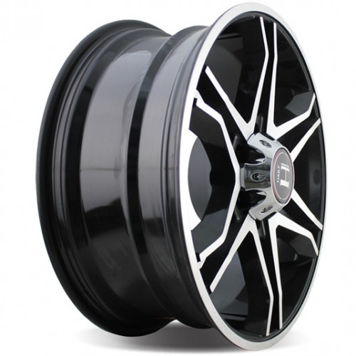 Диск 8.5x20 6x139.7 ET15 D106.3 HARP Y-893 gloss-black-machined