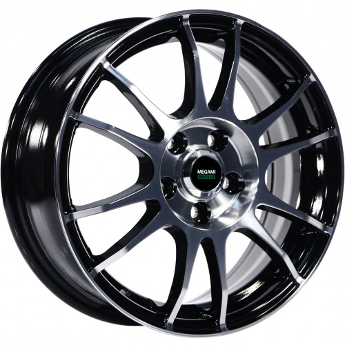 Диск 6x15 4x100 ET40 D67.1 Megami MGM-3 bkf