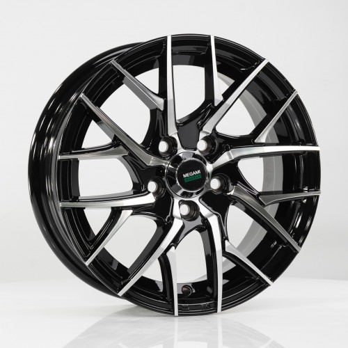 Диск 5.5x14 5x100 ET35 D57.1 Megami MGM-12 bkf