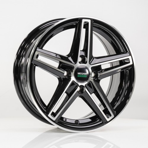 Диск 6x14 5x100 ET35 D57.1 Megami MGM-14 bkf