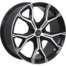 Диск 9.5x21 5x1120 ET37 D66.60 Legeartis Concept B537 Черный с полированной лицевой поверхностью