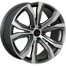 Диск 8.0x18 5x114.30 ET30 D60.10 Legeartis Concept LX527 Антрацитовый с полированной лицевой поверхностью