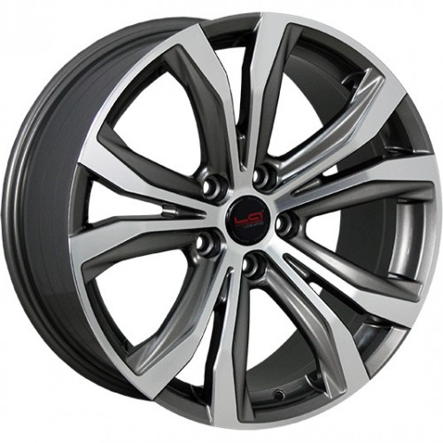 Диск 8.0x18 5x114.30 ET30 D60.10 Legeartis Concept LX527 Антрацитовый с полированной лицевой поверхностью