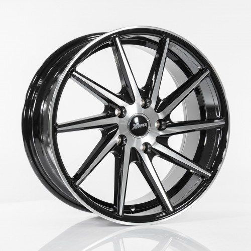 Диск 7.5x17 4x100 ET35 D60.1 X-RACE H-03(L) bkf
