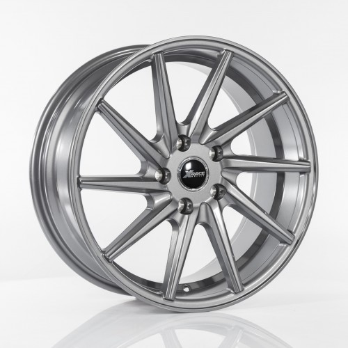 Диск 7.5x17 5x112 ET35 D66.6 X-RACE H-03(R) graphite