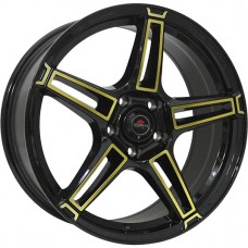 Диск 7x17 5x114.3 ET50 D64.1 YOKATTA MODEL-35 bk+y