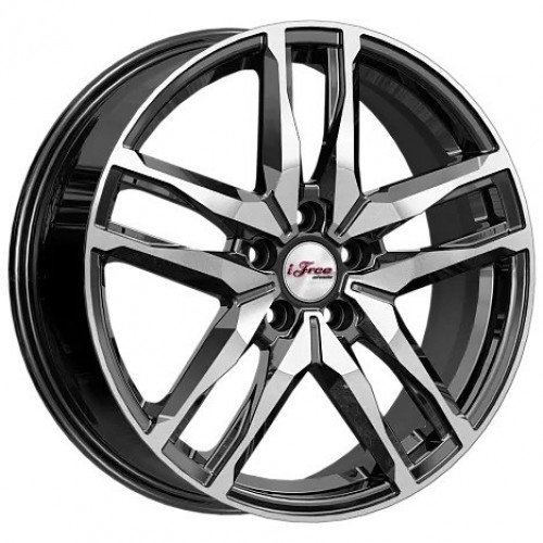 Диск 6.5x18 5x114.3 ET50 D54.1 iFree Бомбей блэк_джек