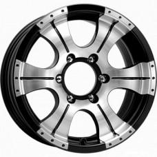 Диск 8x16 6x139.7 ET0 D111.6 КиК Байконур алмаз-черный