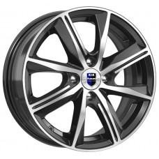 Диск 6x15 4x100 ET35 D67.1 КиК Арнар алмаз_черный_sk
