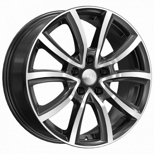 Диск 7x17 5x112 ET43 D57.1 СКАД Онтарио Алмаз