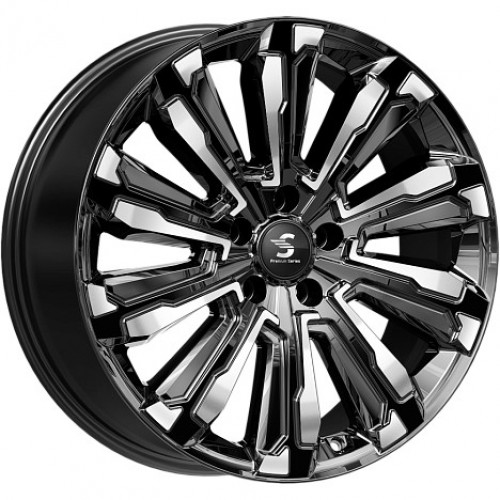 Диск 8x20 5x114.3 ET45 D66.1 СКАДPremiumSeries HUMBER diamond_black_gris