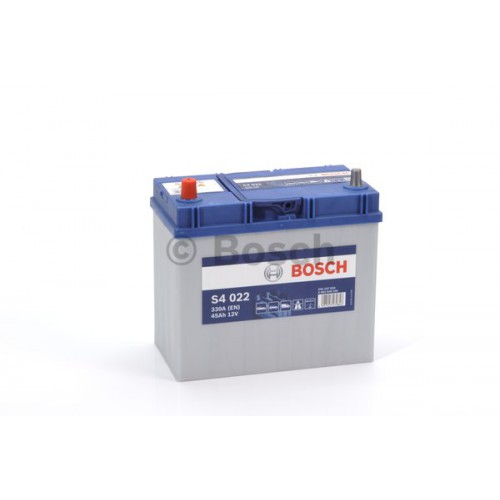Аккумулятор Bosch S4 Silver 45 Ач Прямая пол(тип клемм: тонкие)