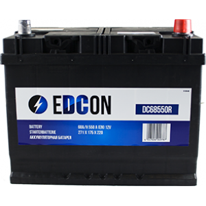 Аккумулятор EDCON 68 Ач Обратная пол