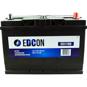 Аккумулятор EDCON 91 Ач Обратная пол