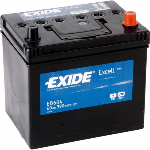 Аккумулятор EXIDE Excell 60 Ач Обратная пол(пусковой ток: 580 A)