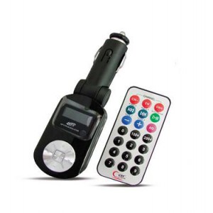 MP3 плеер + FM трансмиттер с дисплеем и пультом AVS F-525 (черный)