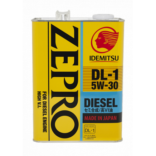 Масло моторное IDEMITSU ZEPRO DIESEL DL-1 5W-30, 4 л
