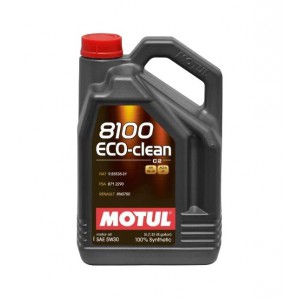Масло MOTUL 8100 Eco-clean 5W-30 C2 синтетическое, 5 л